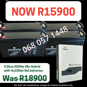 5kva 5000w 48v Inverter Combo 100ah