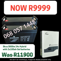 3kva 3000w 24v Inverter Combo 100ah